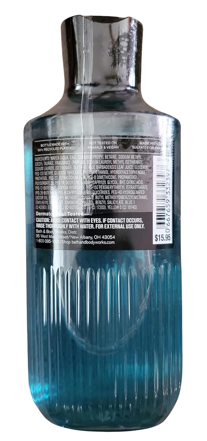 Bath & Body Works Atlantic 3-in-1 Hair, Face & Body Wash for Men - Fresh Sea Citrus Shower Gel