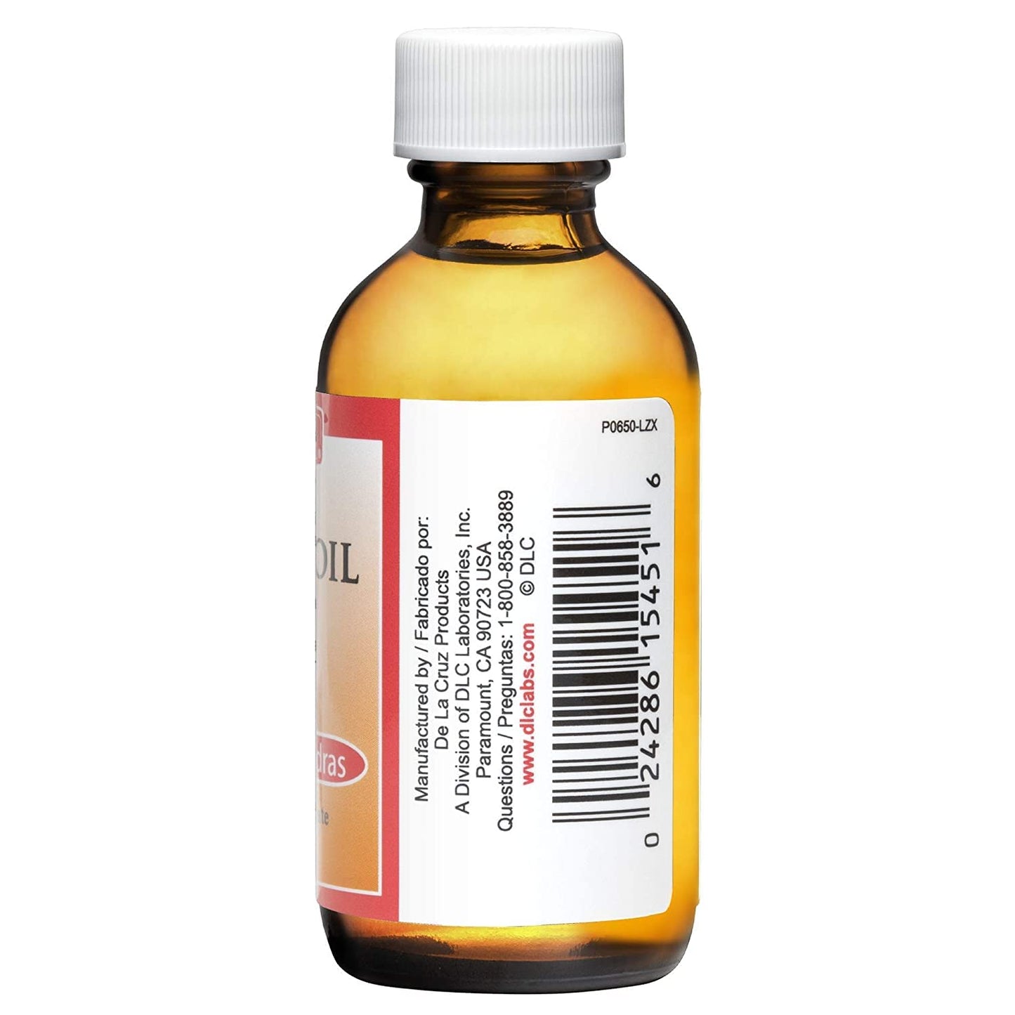 De La Cruz Sweet Almond Oil, Natural Hair and Skin Moisturizer, 3-Pack of 2 FL Oz Glass Bottles