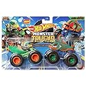 Hot Wheels Monster Trucks Demolition Doubles New for 2024 Duck N' Roll vs Piran-Ahhhh