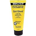 Eco Styler Black Castor & Flaxseed Oil Get Glued Front lace Under- Wig Styling Bond 48 hour Extreme Hold