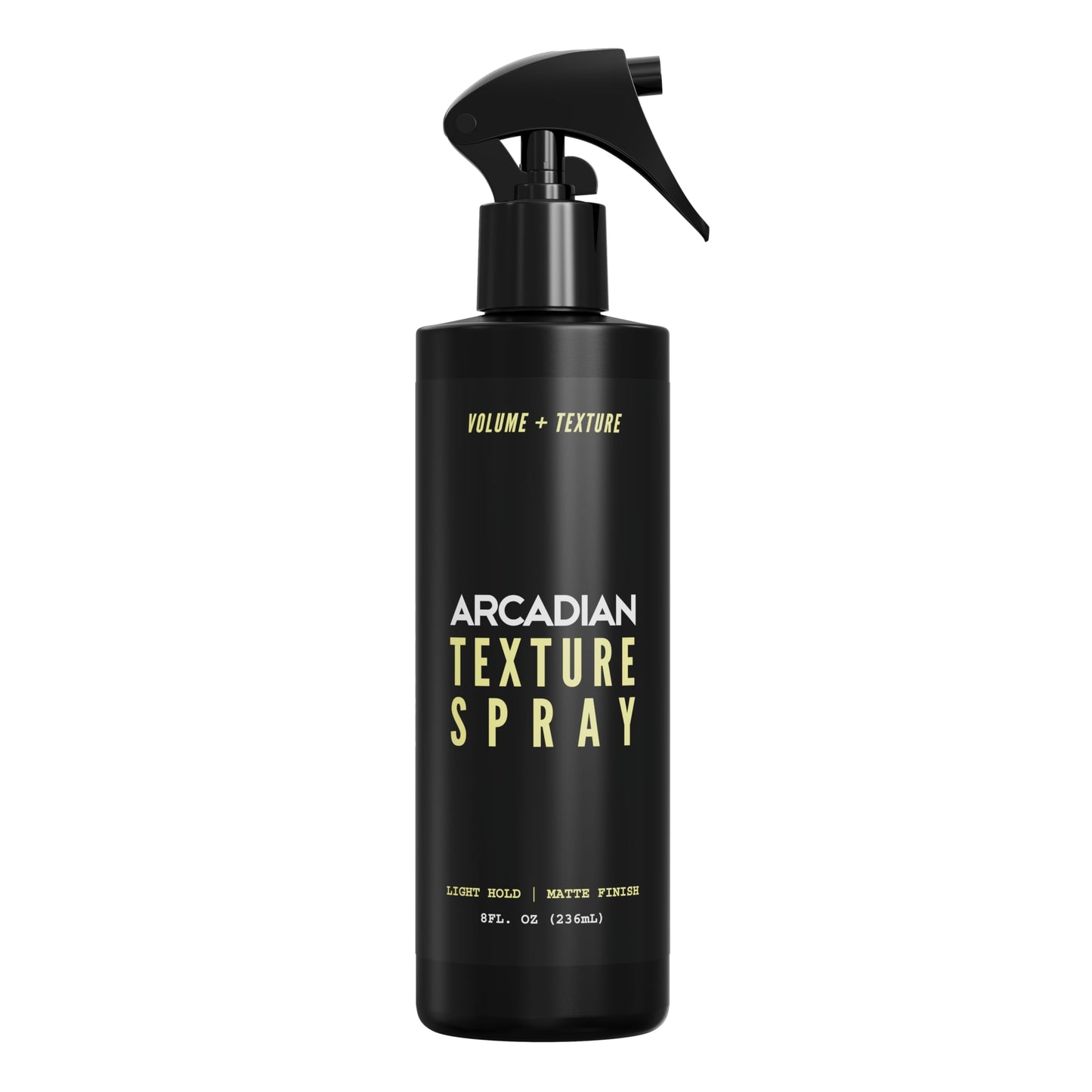 Arcadian Texture Spray - Volumizing Pre-Styler & Finisher with Aloe, Tea Tree & Peach Kernel Oil - Matte Finish, Lightweight Hold - 8 oz