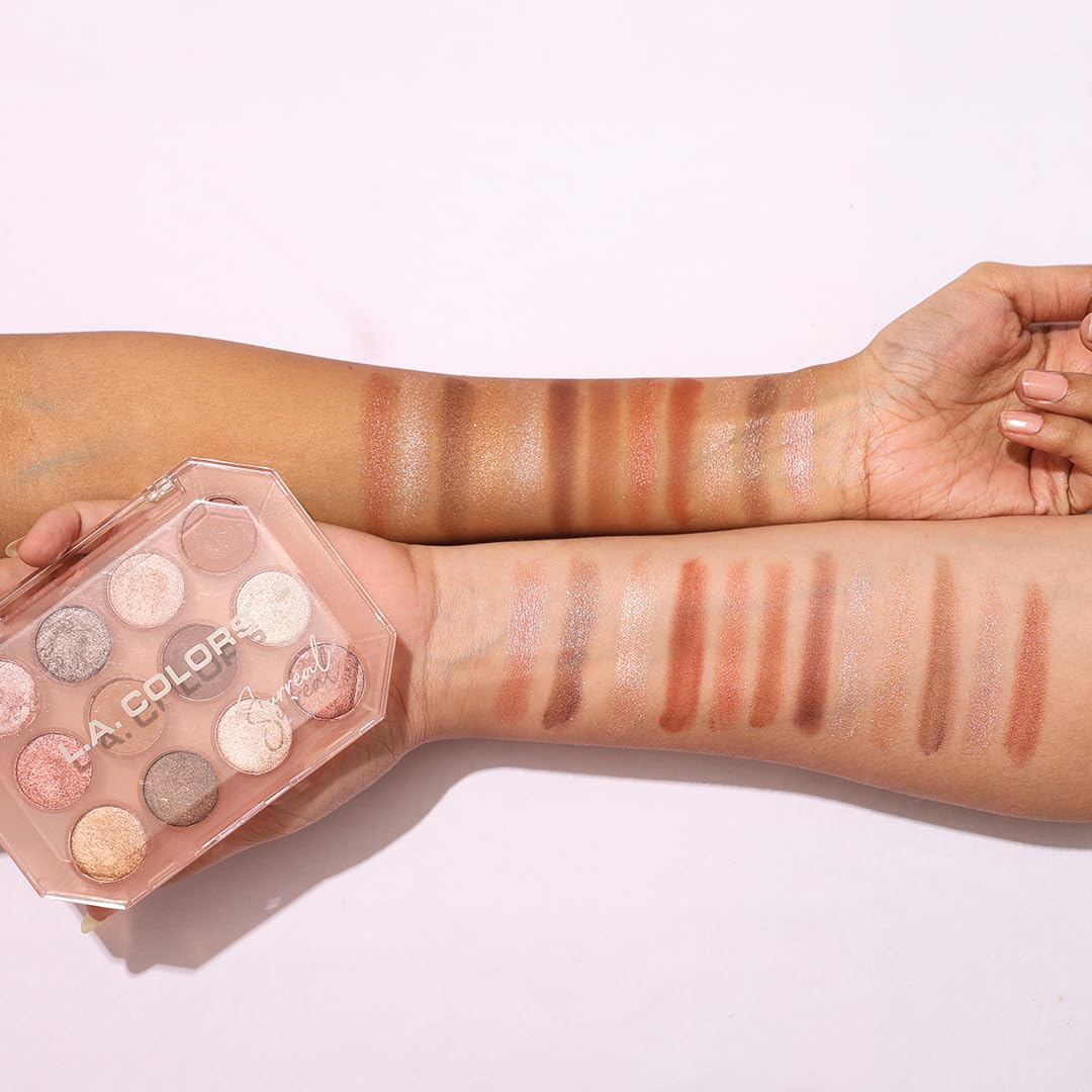 L.A. COLORS 12 Color Eyeshadow Palette, Surreal C69012