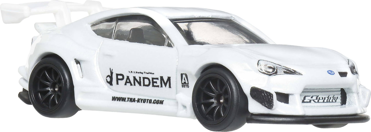 Hot Wheels Premium Car Culture Collectible Toy Car, 1:64 Scale Die-Cast Pandem Subaru BRZ, Circuit Legends Vehicle with Real Riders Tires