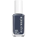 essie expressie Quick Dry Vegan Nail Polish, Charcoal Gray with Blue Undertones, Leveled Up, 0.33 Ounce Beauty & Personal Care essie