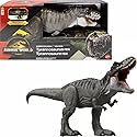 Mattel Jurassic World Rebirth Super Colossal Tyrannosaurus Rex Action Figure, T-Rex Dinosaur Toy Swallows Minis, Movie-Accurate Posable