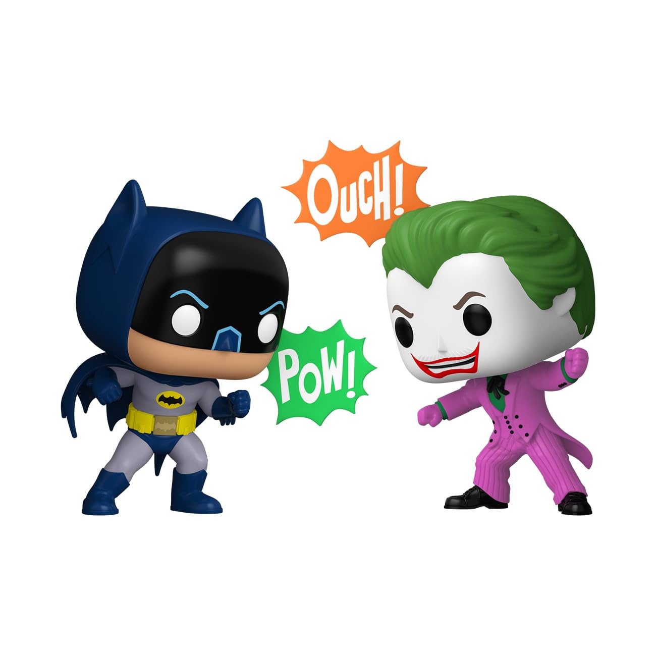 Funko POP! Heroes: Batman's 85th Anniversary - Joker/Batman, 2-Pack - DC Comics - Collectable Vinyl Figure - Gift Idea - Official Merchandise…
