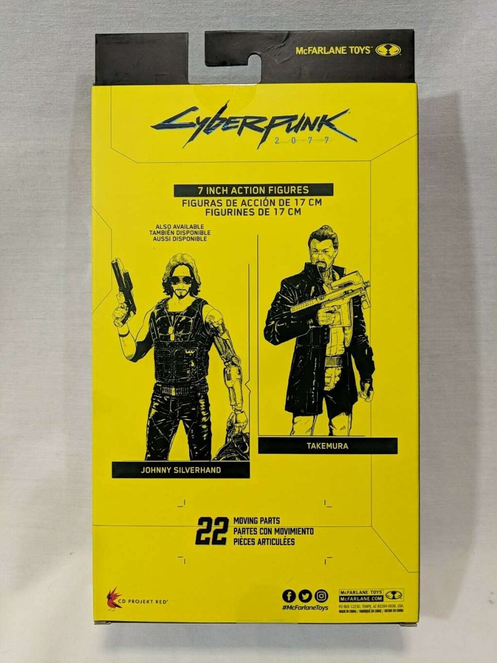 McFarlane Toys Cyberpunk 2077 Takemura 7" Action Figure