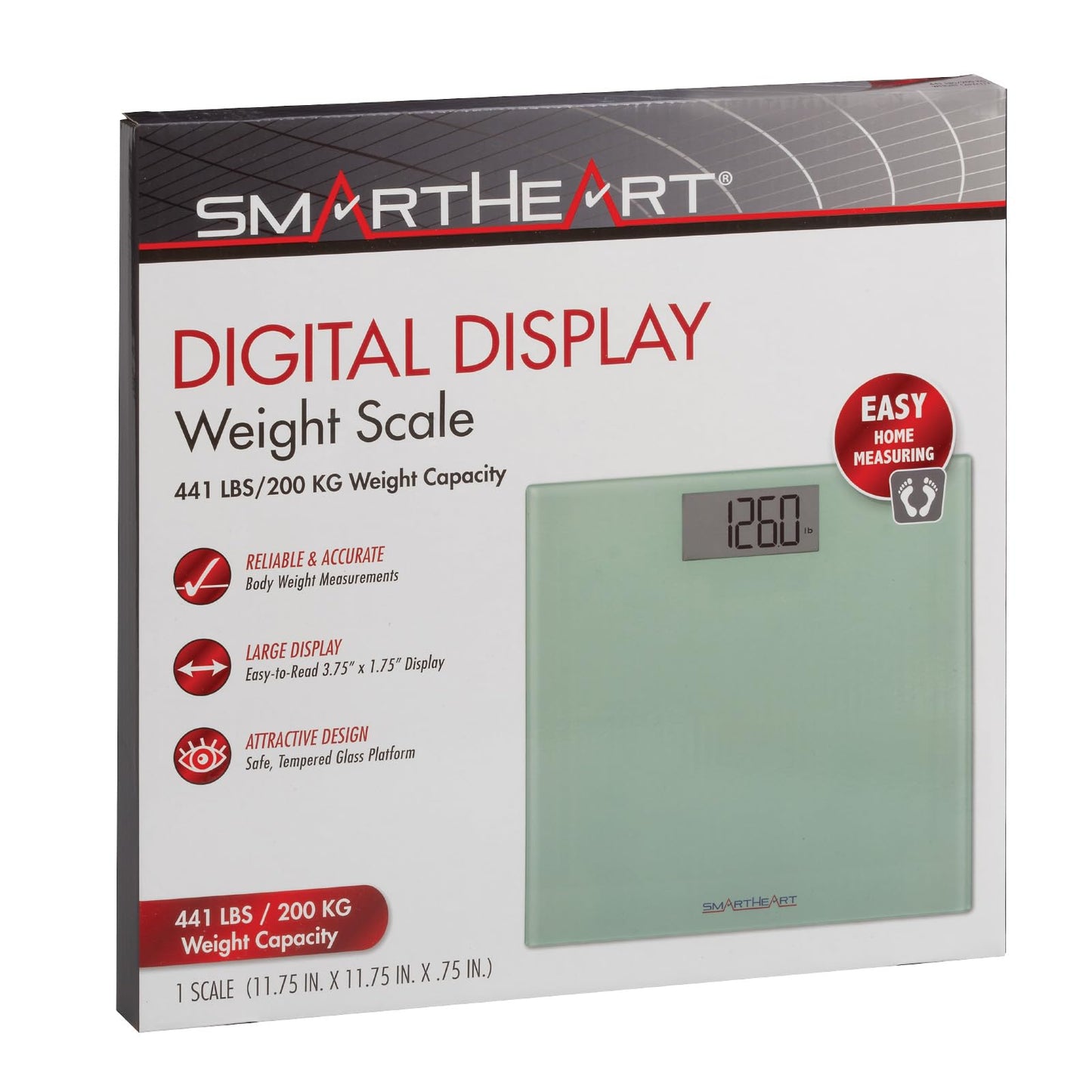 Veridian Smartheart Digital Weight Scale, Blue