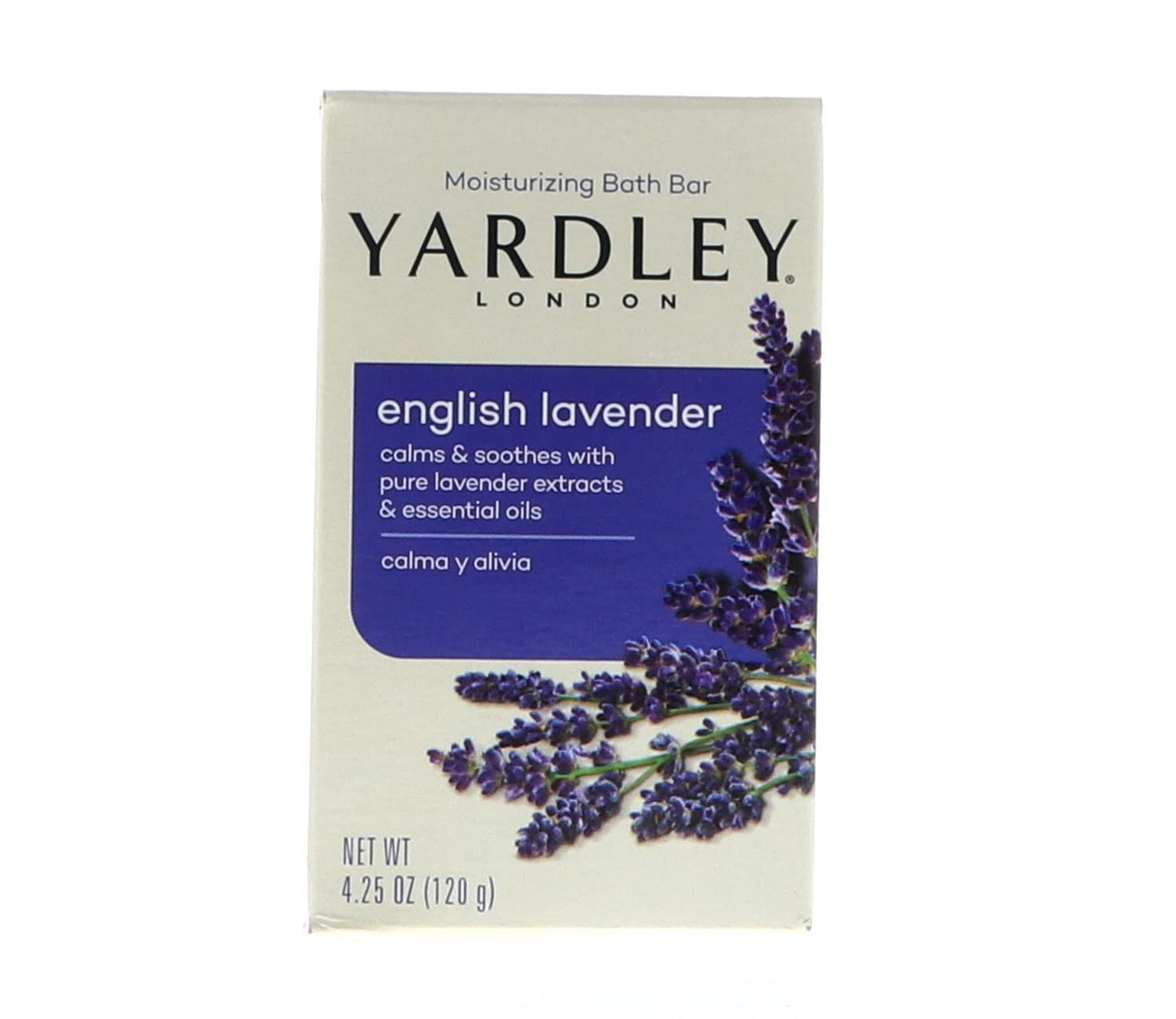 Yardley English Lavender Bath Bar 4oz, 2 Count