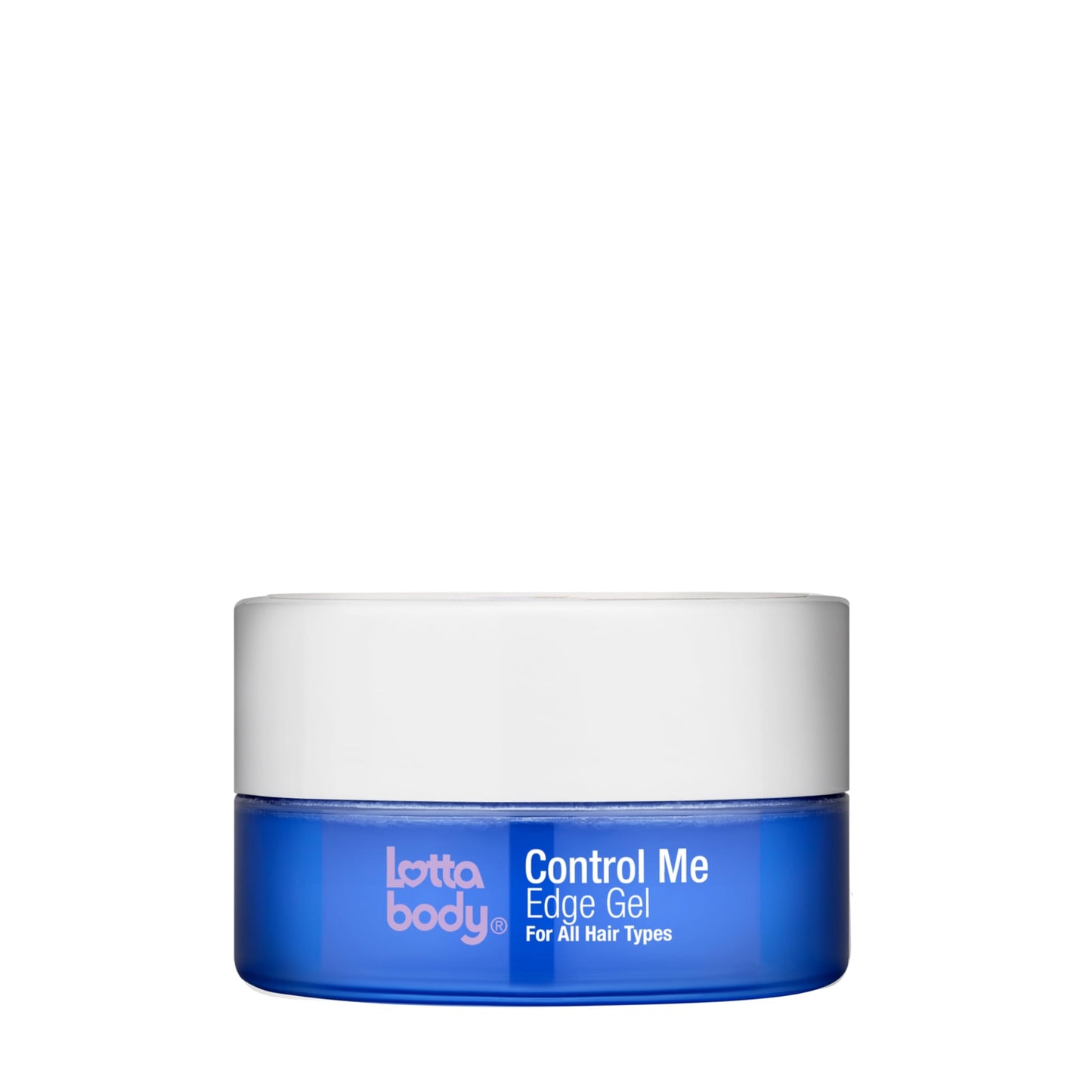 Lottabody Control Me Edge Gel with Coconut & Shea Oils For All Hair Types, Black, 2.25 Ounce (Pack of 1)