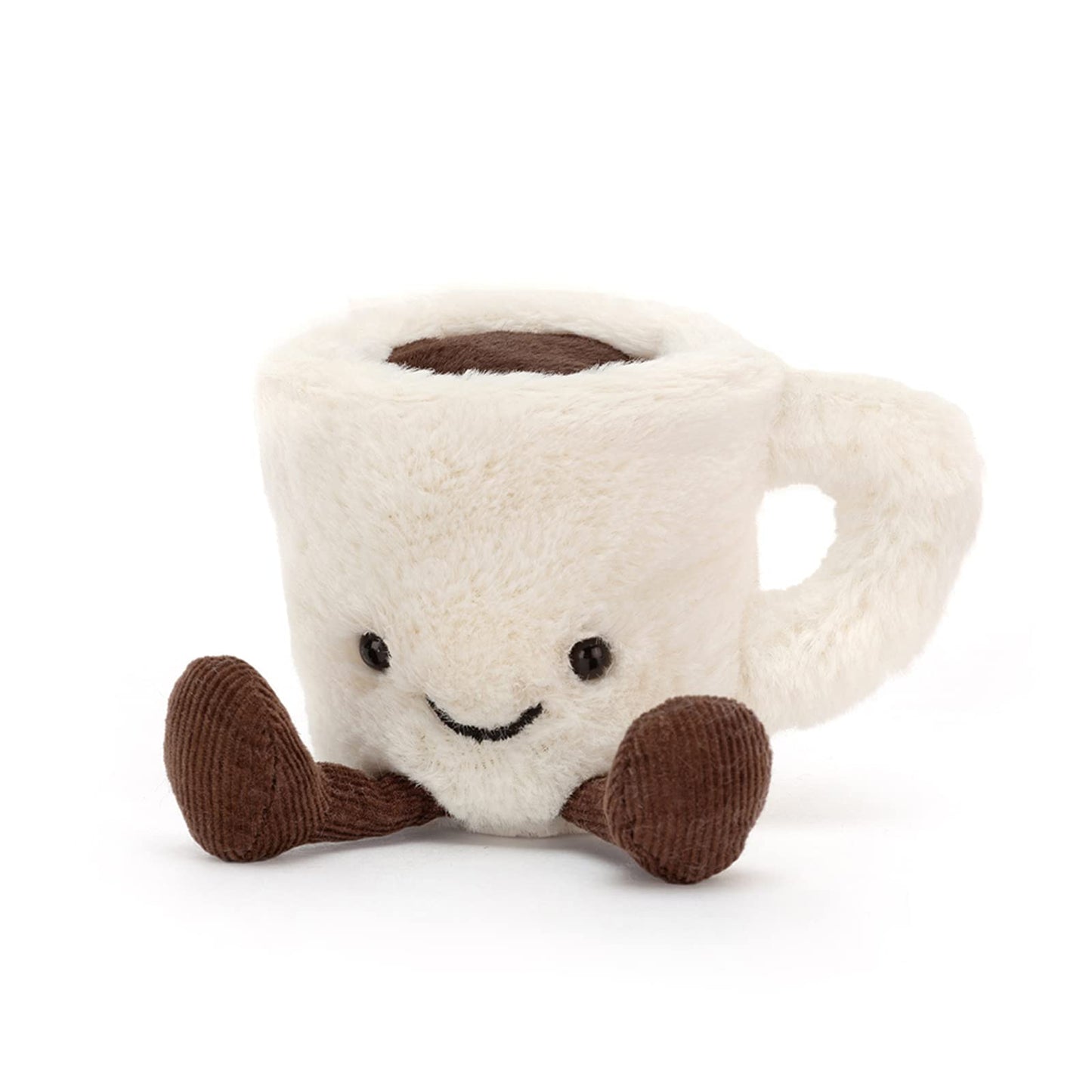Jellycat Amuseables Espresso Cup Coffee Stuffed Toy, 4 inches - Drink Plush - Fun Gift Idea