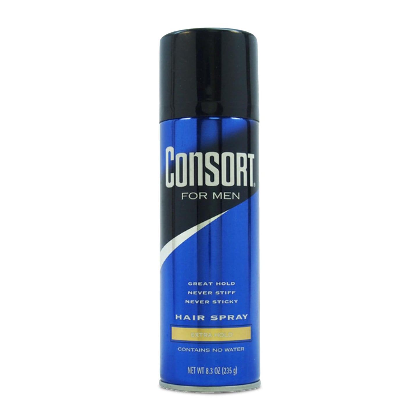 Consort Extra Hold Scented Aerosol Hair Spray for Men, 12-Hour Hold, Fast Drying, Not Sticky or Stiff, 8.3 oz