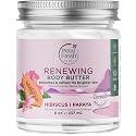 Petal Fresh Pure Renewing Hibiscus & Papaya Body Butter, Organic Coconut Oil, Argan Oil, Shea Butter, Skin Softening, For all Skin Types, Natural