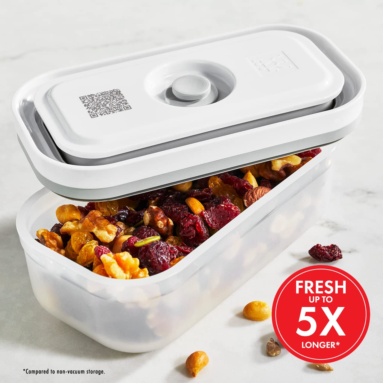 ZWILLING Fresh & Save 3-pc Plastic Food Storage Container, Meal Prep Container, BPA-Free- Assorted Sizes