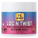 Te Amo Braiding Gel - Extreme Hold Braid | Cornrows | Long-Lasting Braiding Gel | Lock N Twist | No Flaking, High Shine for Braids, Locs, Twists