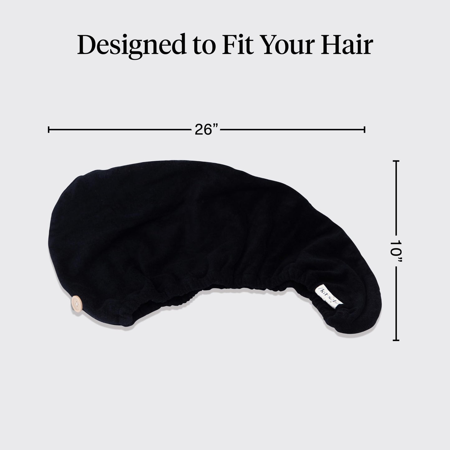 Kitsch Satin Microfiber Hair Towel Wrap for Women - Super Absorbent, Quick Dry, Anti-Frizz - for Long and Short Hairs, Turbans for Women, Wet Beauty and Personal Care Kitsch
