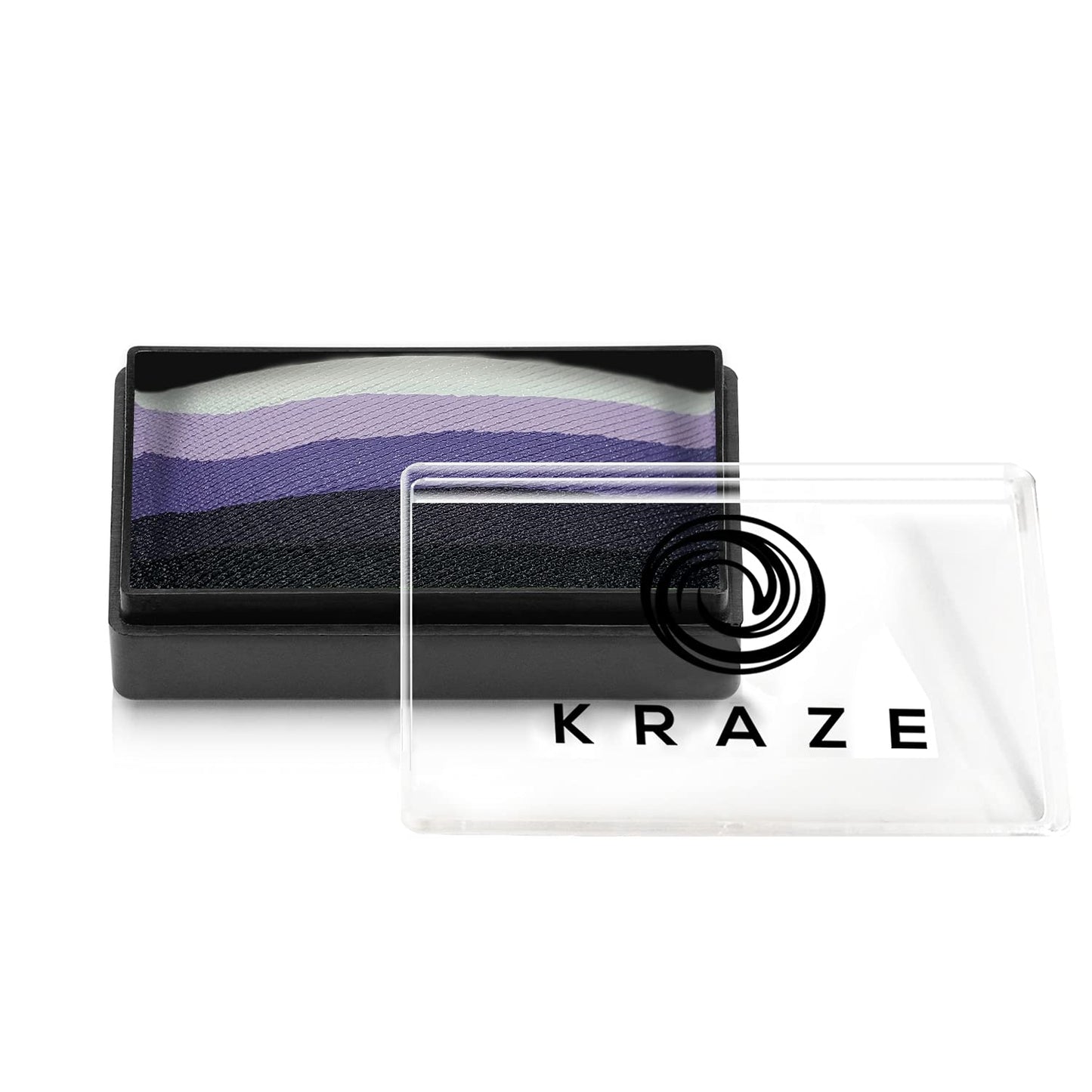 Kraze FX Dome Stroke - Amethyst (25 gm), Professional 1-Stroke Split Cake, Hypoallergenic, Non-Toxic, Water Activated Face & Body Painting Makeup