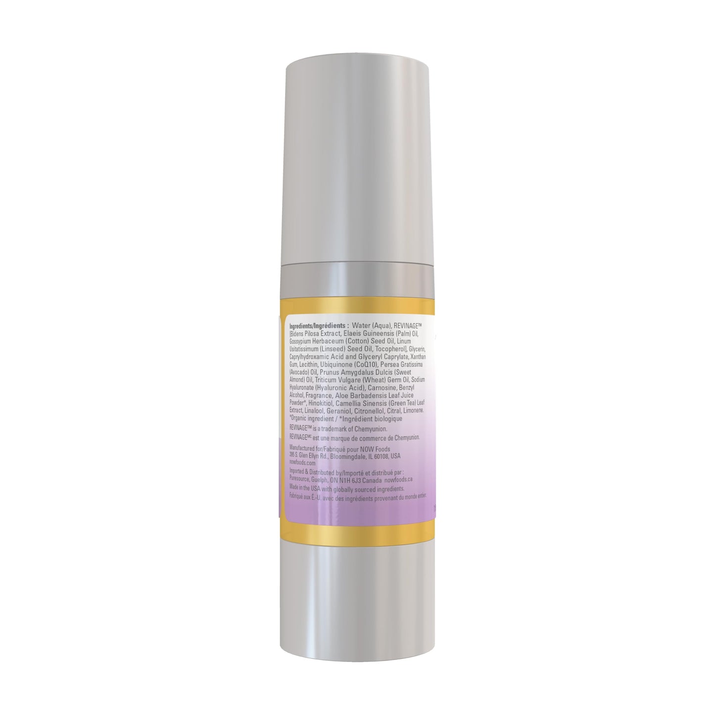 NOW Solutions, CoQ10 Antioxidant Serum, with Clinically Tested REVINAGE™ for Collagen Support, Visible Firming, 1-Ounce