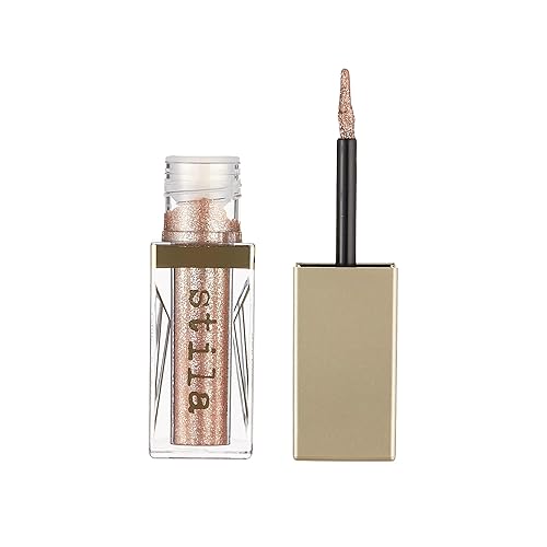 Stila Magnificent Metals Glitter And Glow Liquid Eye Shadow, Long Lasting Sparkle, Quick-Drying Eye Makeup, Lightweight Water Base, Kitten Karma