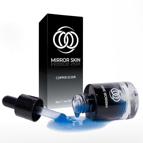 Mirror Skin Copper Peptides Serum for Face - GHK-Cu Copper Peptide Serum with 1.25% GHKCu Peptide & EGF | Advanced Cellular Renewal, EGF Glow Complex Beauty & Personal Care MIRROR SKIN