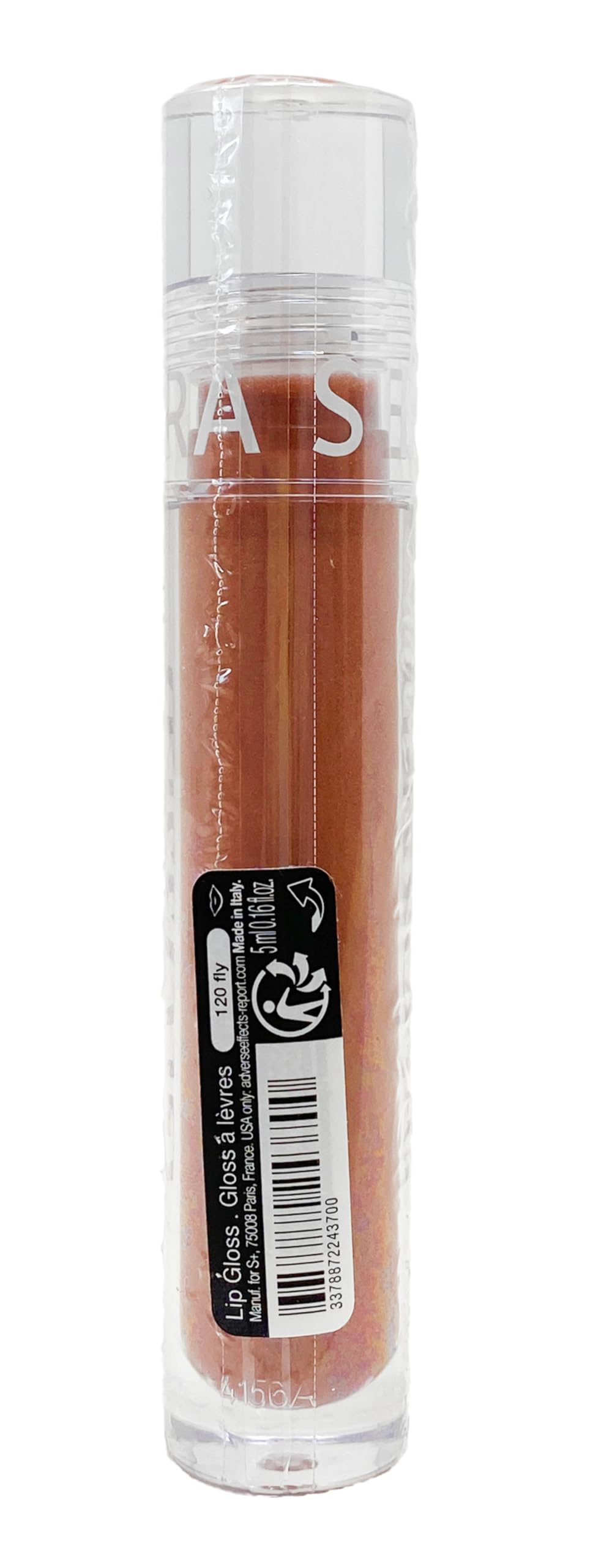SEPHORA Collection Glossed Lip Gloss - 120 Fly (peachy nude with gold pearls) 0.16 oz / 5 mL