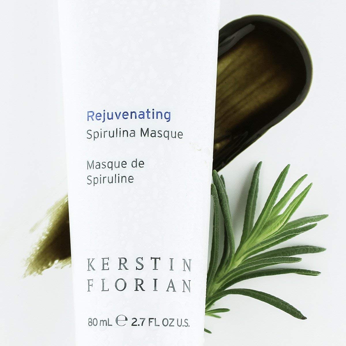 Kerstin Florian Rejuvenating Spirulina Masque | Anti|Aging Treatment Boosts Collagen and Detoxes with Algae and Clay | Face Mask for All Skin Types
