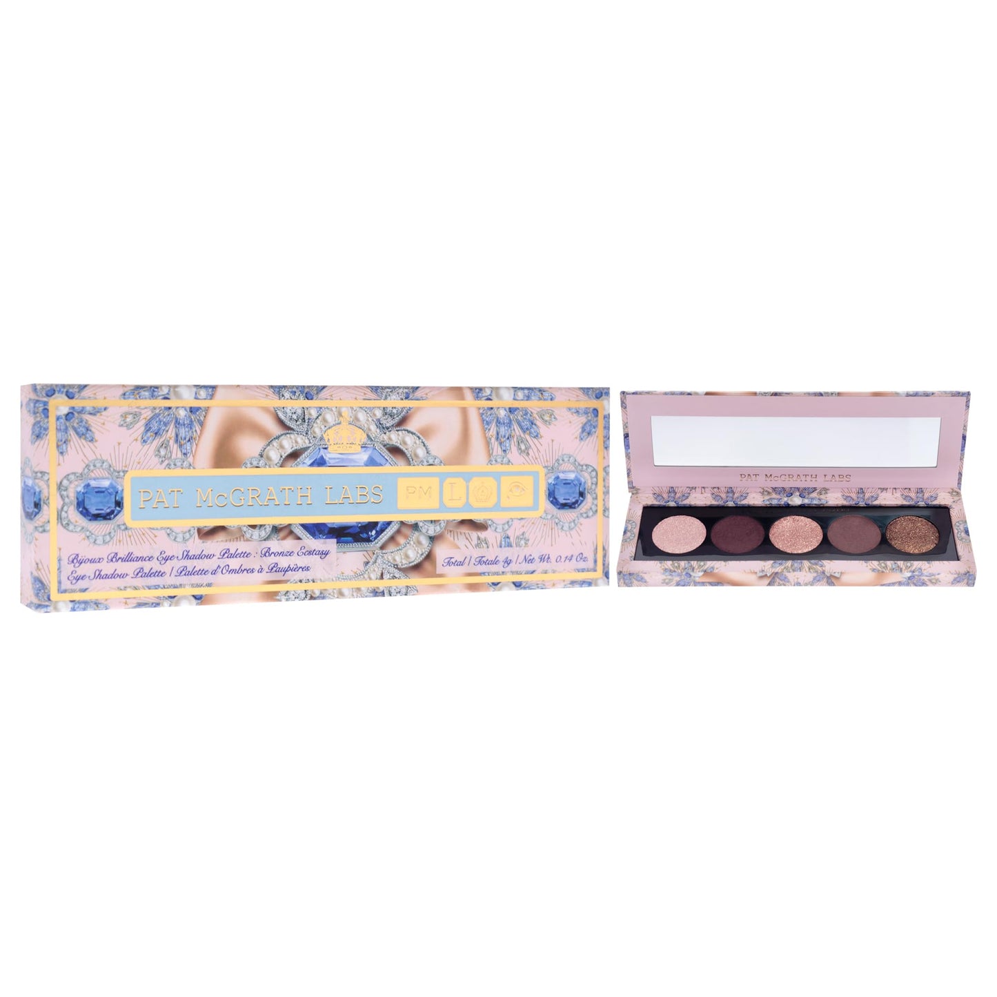 Pat Mcgrath Labs Bijoux Brilliance Eye Shadow Palette - Bronze Ecstasy for Women - 0.14 oz Eye Shadow