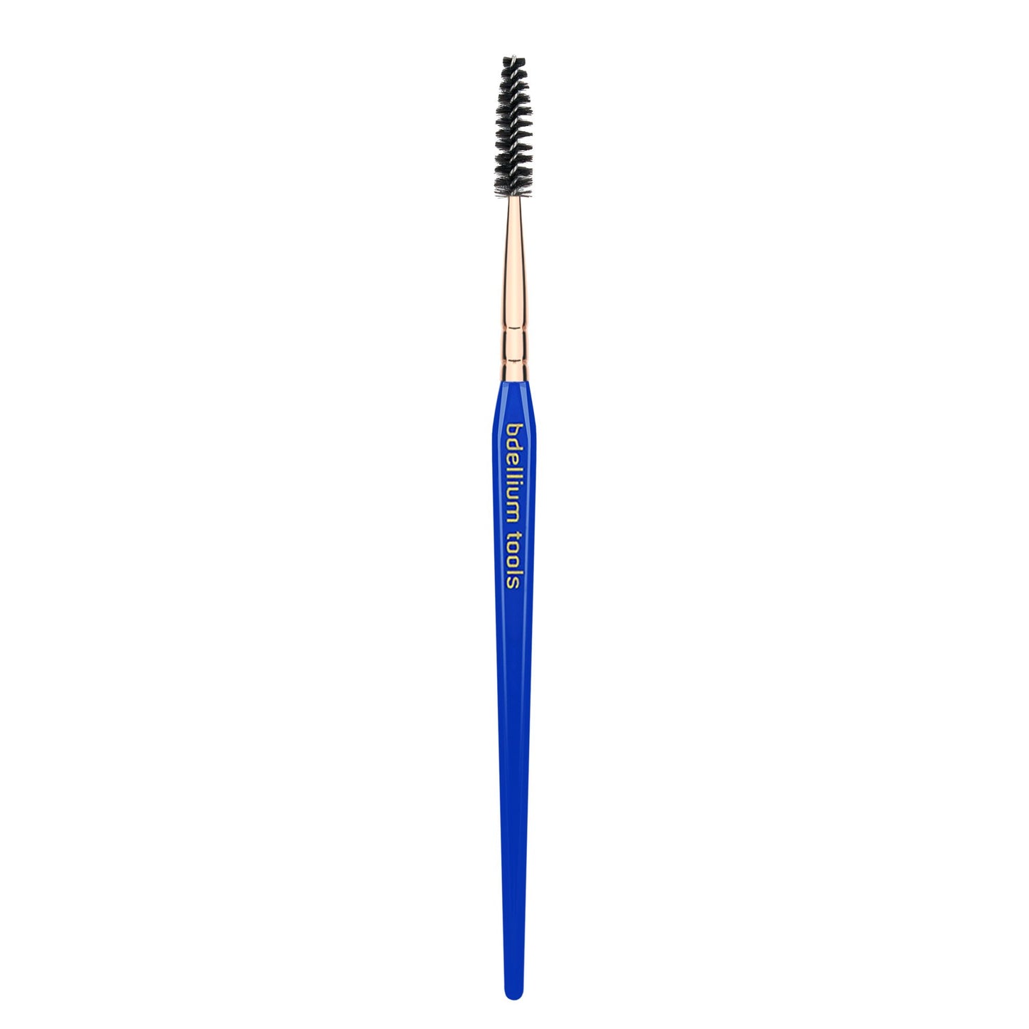 Bdellium Tools Professional Makeup Brush - Golden Triangle 733 Lash - With All Vegan and Soft Synthetic Fibers, For Applying Mascara (Blue, 1pc)