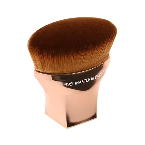 Bdellium Tools Professional Makeup Brush - Studio Series 999 Master Blender - With Soft Synthetic Fibers, For Smooth & Flawless Finish (Rose Gold