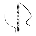 Kokie Cosmetics Dynamic Duo Eyeliner Pen, Black, 0.05 Fluid Ounce