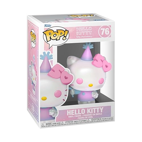 Funko POP! Sanrio: Hello Kitty 50th - Hello Kitty with Balloons - Collectable Vinyl Figure - Gift Idea - Official Merchandise - for Kids & Adults…