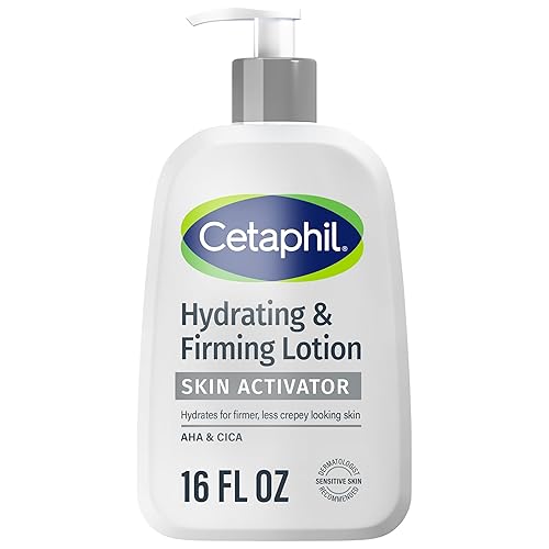 Cetaphil Skin Activator Hydrating & Firming Body Lotion 16oz, Mandelic Acid (AHA) and Centella Asiatica (CICA) Body Moisturizer, Hydrates and Firms