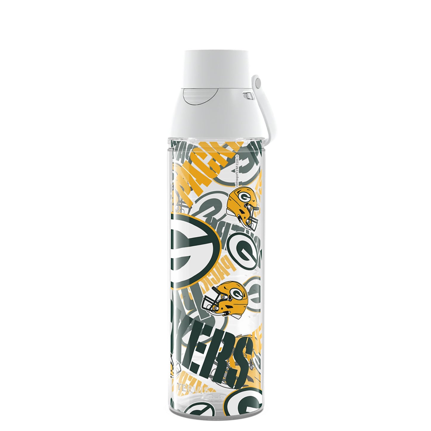 Tervis NFL Green Bay Packers All Over Made in USA Double Walled Insulated Tumbler Travel Cup Keeps Drinks Cold & Hot, 24oz Venture Lite Water Bottle