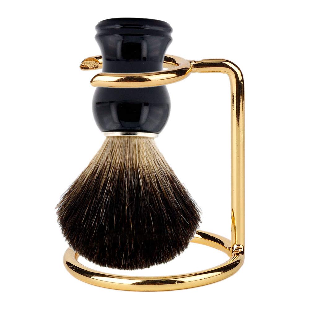 Brush Stand, Shaving Brush Holder,Gold Beard Shaving Toolshaving And Brush Stands Stand Holder Base For Most For & Brush Stands Of Shaver And Brush Beauty and Personal Care HURRISE