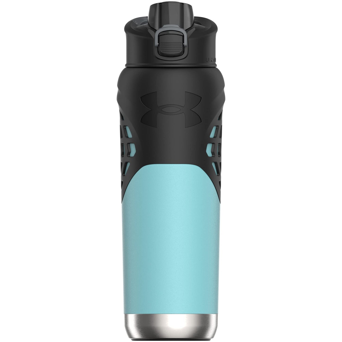 Under Armour 24Oz Stainless Steel Water Bottle, Insulated, Carabiner Easy Carry Hook, Leak Proof, Kids & Adults, All Sports, Gym