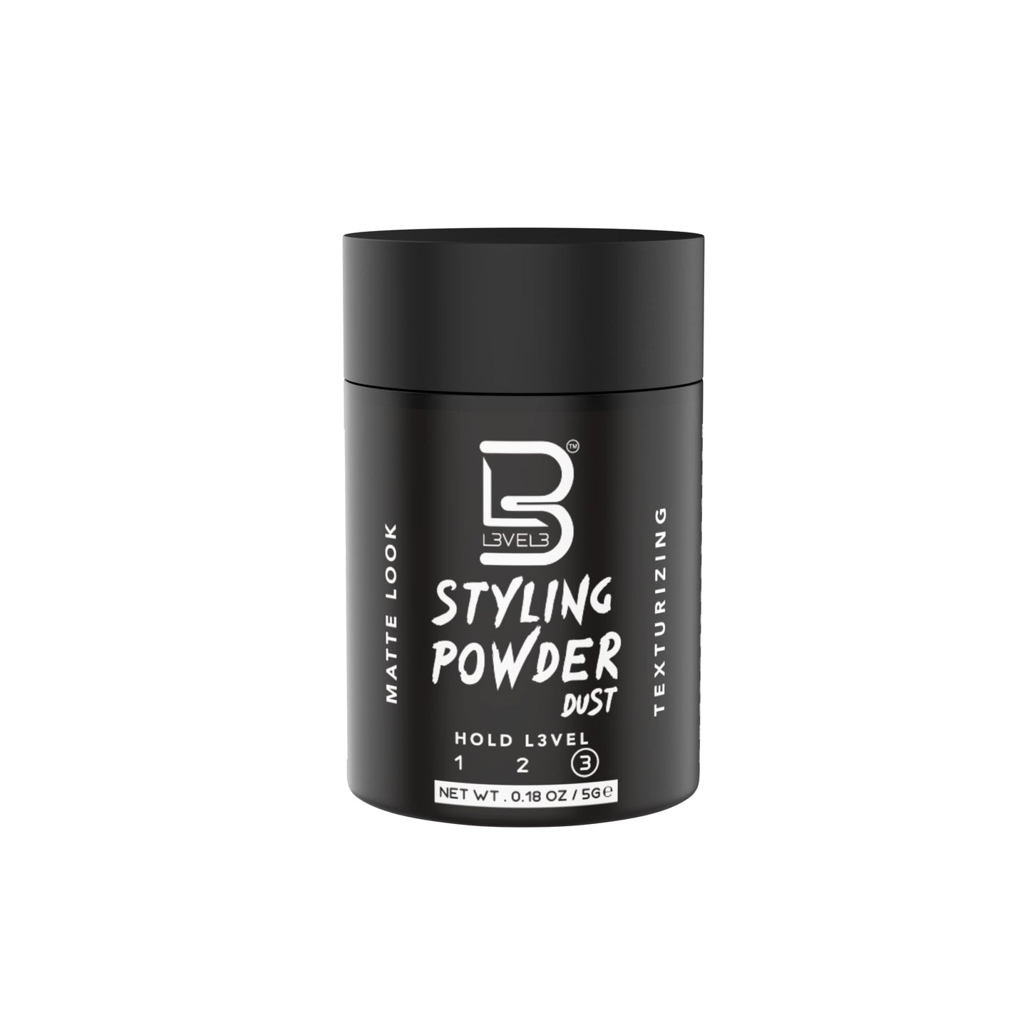 L3 Level 3 Travel Styling Powder - Natural Look Mens Powder - Easy to Apply with No Oil or Greasy Residue