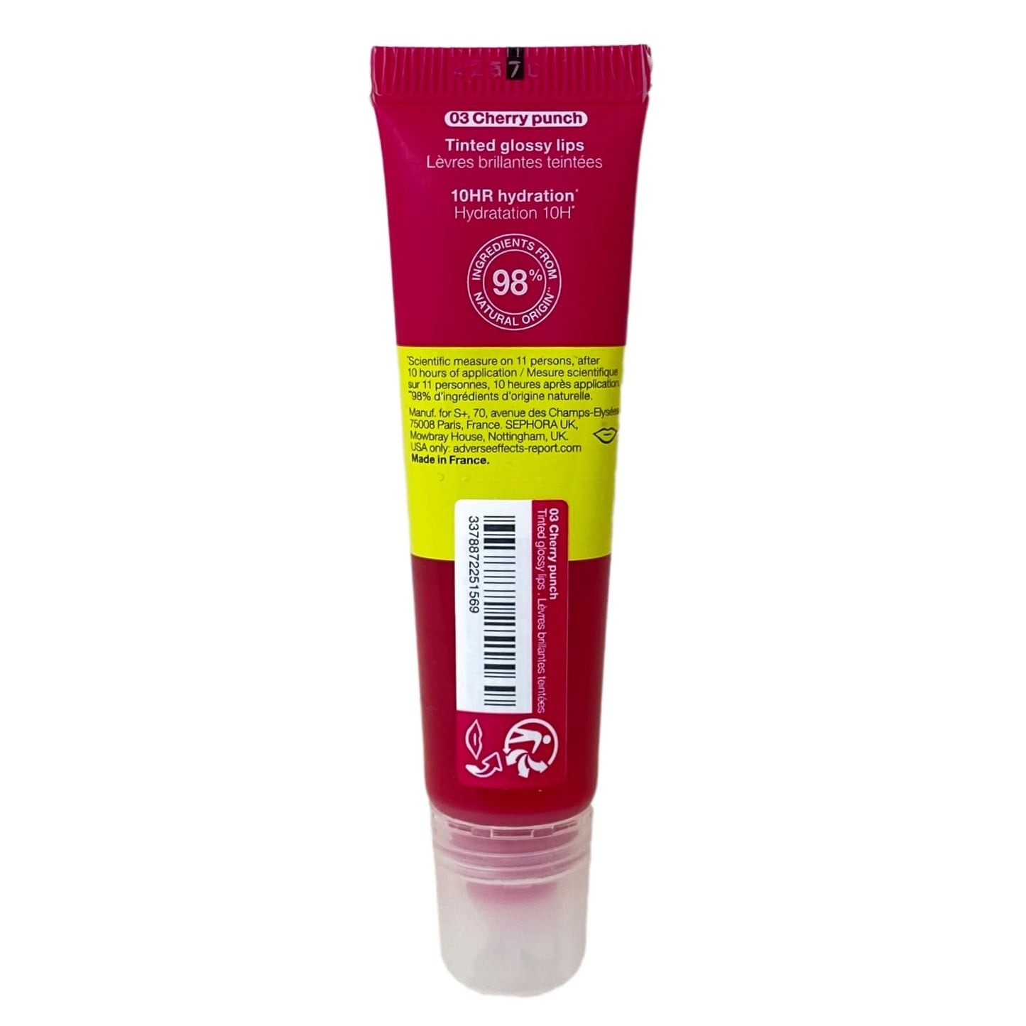SEPHORA Collection Glaze Balm- 03 Cherry Punch (vibrant cherry) - 15 mL / 0.5 fl oz