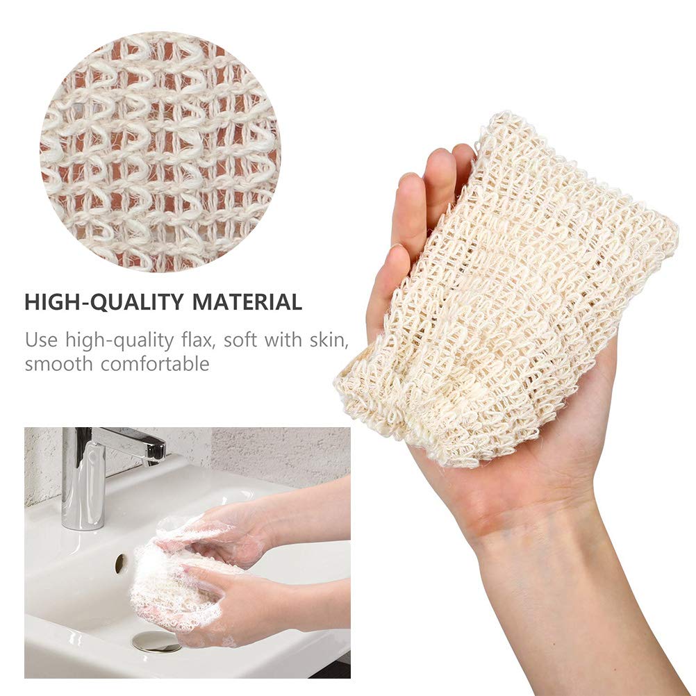 "N/A" OTYMIOW 30 Pack Soap Bags for Bars Soaps Exfoliating Natural Sisal Soap Bag Hand Made Soaps Bag Mesh with Drawstring for Bath & Shower Use