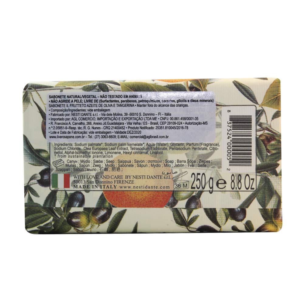 Nesti Dante Il Frutteto Moisturizing Soap - Olive & Tangerine 250g/8.8oz