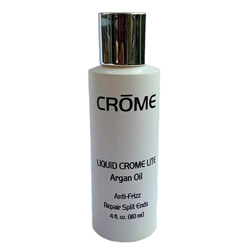 Liquid Crome Lite- 4 Oz - Argan Oil - Anti-Frizz- Repairs Split Ends