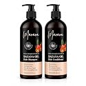 marara Batana Oil Hair Shampoo and Conditioner Set - Herbal Shampoo and Conditioner for Thinning Hair for Women & Men Hair Loss, Hair Thickening
