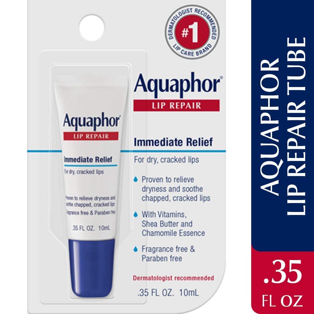 Aquaphor Lip Repair Size, 0.35 Oz (Pack of 3)