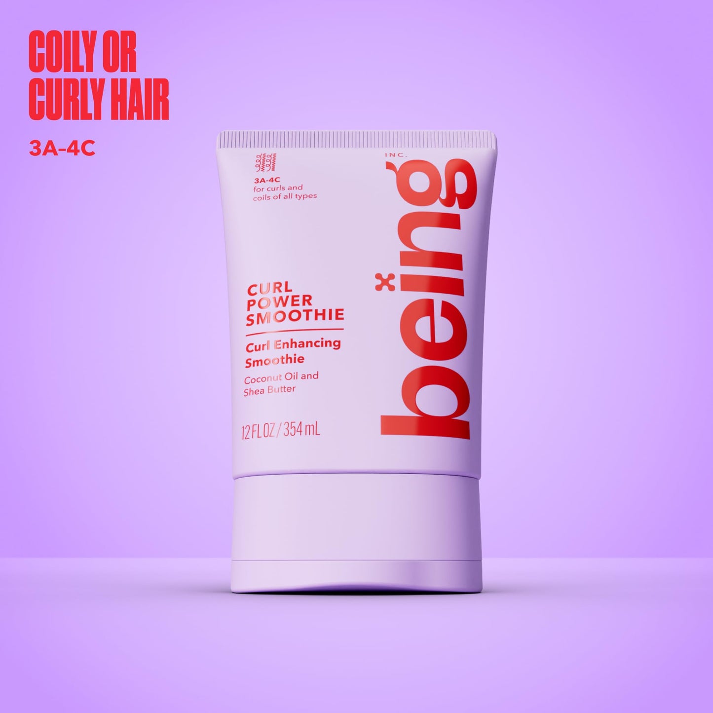 being DREAM CURL SMOOTHIE Curl Enhancing Cream with Coconut Oil and Shea Butter 12 OZ(Pack of 2)