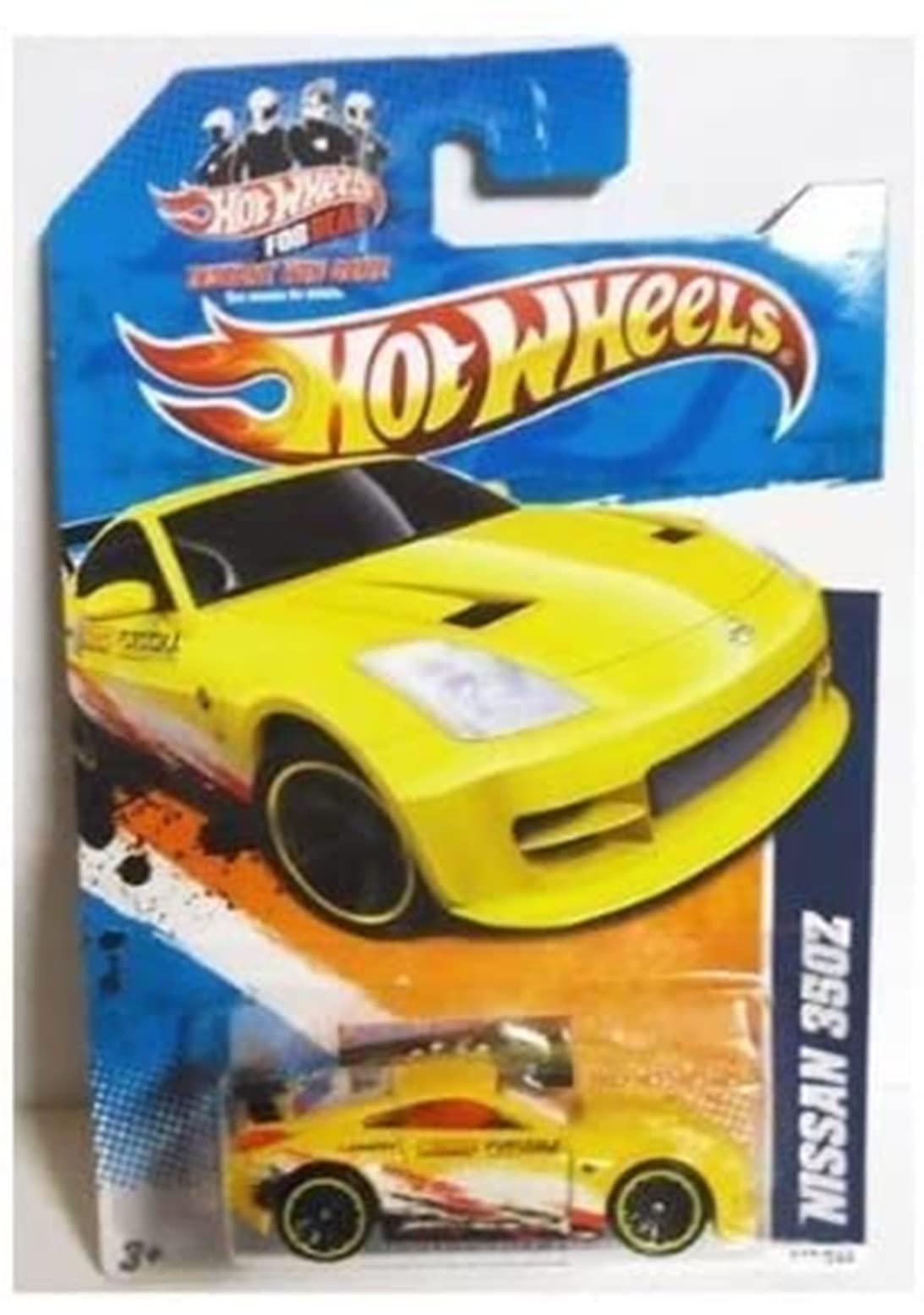 2011 Hot Wheels NISSAN 350Z YELLOW Nightburnerz series 2 of 10, #112