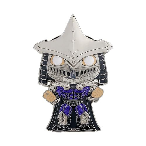 Funko Pop Enamel Pin: Teenage Mutant Ninja Turtles - Super Shredder, Glow in The Dark, Chance of Chase Enamel Pins - Cute Collectable Novelty Brooch…