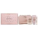 Guess Bella Vita Rosa by Guess for Women - 4 Pc Gift Set 3.4oz EDT Spray, 0.5oz EDT Travel spray, 3.4oz Body Lotion, Pouch