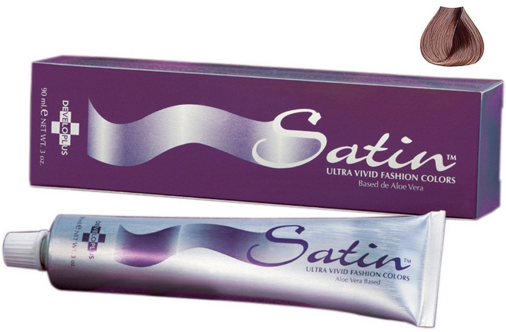 Satin Ultra Vivid Fashion Colors, 5GC Light Golden Copper Chestnut Hair Dye, 3 oz., Gold Copper Series Permanent Hair Dye, Made with Soy Protein