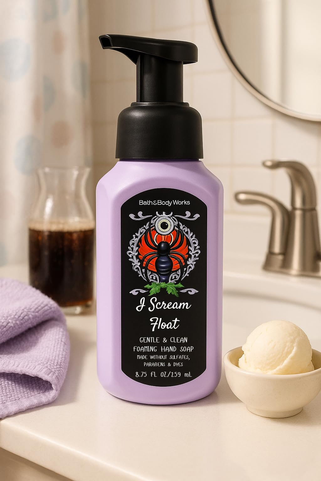 Bath and Body Works I Scream Float Gentle & Clean Foaming Hand Soap, Sweet Seasonal Scent, 8.75 fl oz / 259 mL