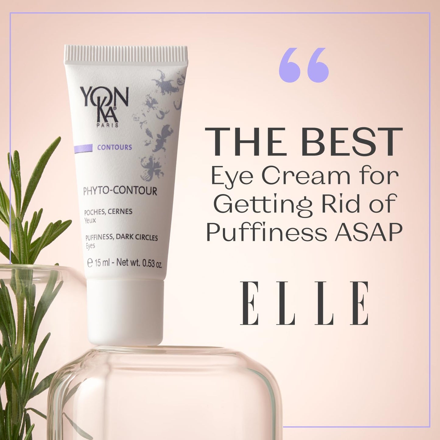 Yonka Phyto-Contour | Anti-Aging Eye Cream with Rosemary Extract | Reduces Puffiness & Dark Circles | For All Skin Types and Paraben-Free | 0.5 fl oz