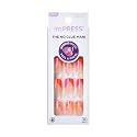 KISS imPRESS No Glue Mani 30 Pcs Press On Nails, Easy Apply, Hassel-Free Removal, Simple Peel & Press, Essential Tools Included, Prep Pad Beauty & Personal Care KISS
